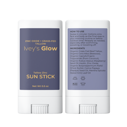 2 Pack Tallow Zinc Sun Stick