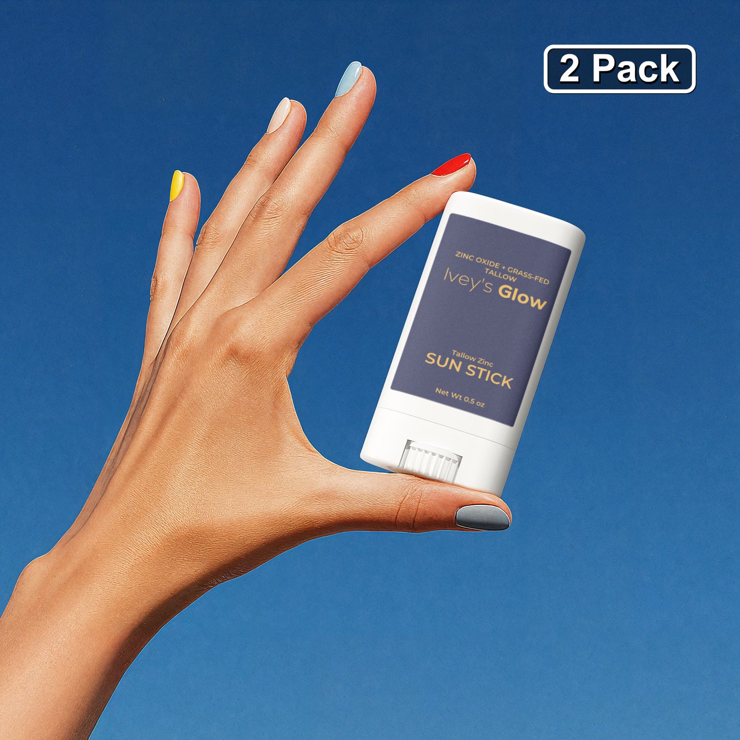 2 Pack Tallow Zinc Sun Stick