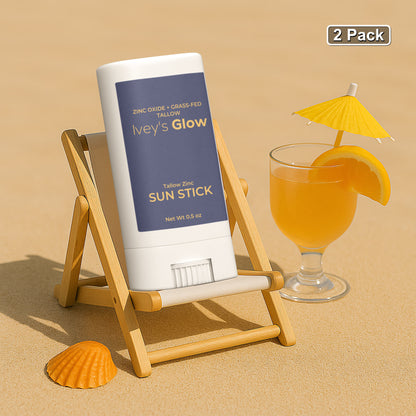 2 Pack Tallow Zinc Sun Stick