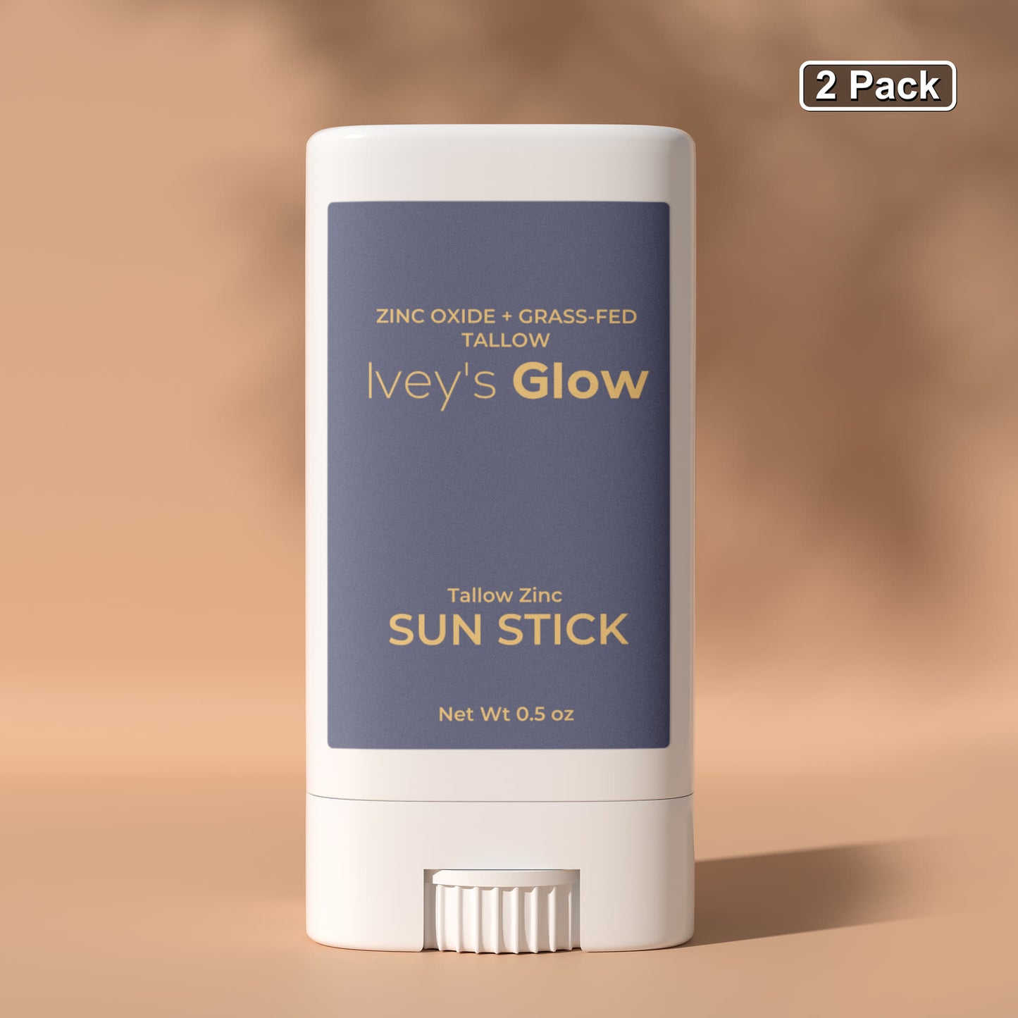 2 Pack Tallow Zinc Sun Stick