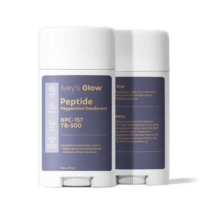 2 Pack Peptide Peppermint Deodorant