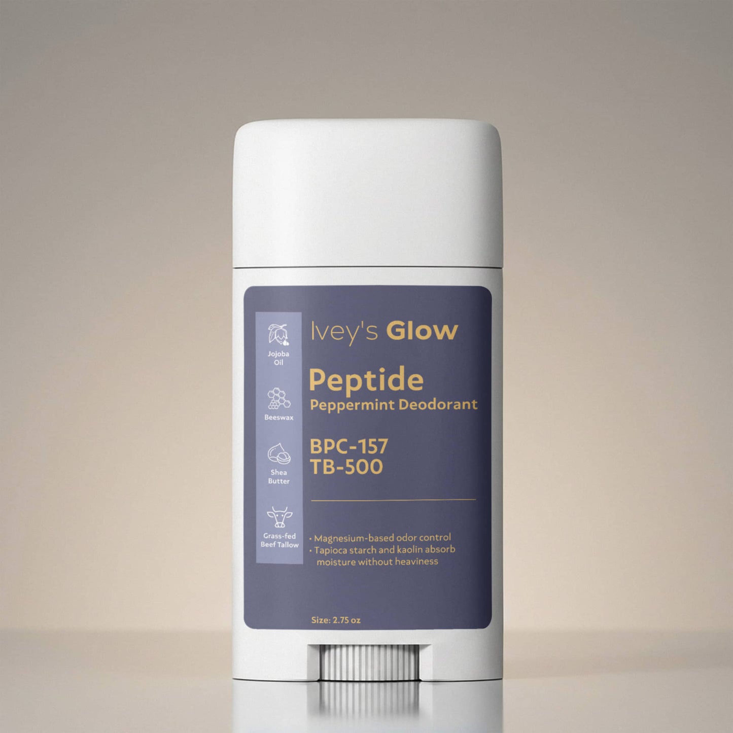 2 Pack Peptide Peppermint Deodorant