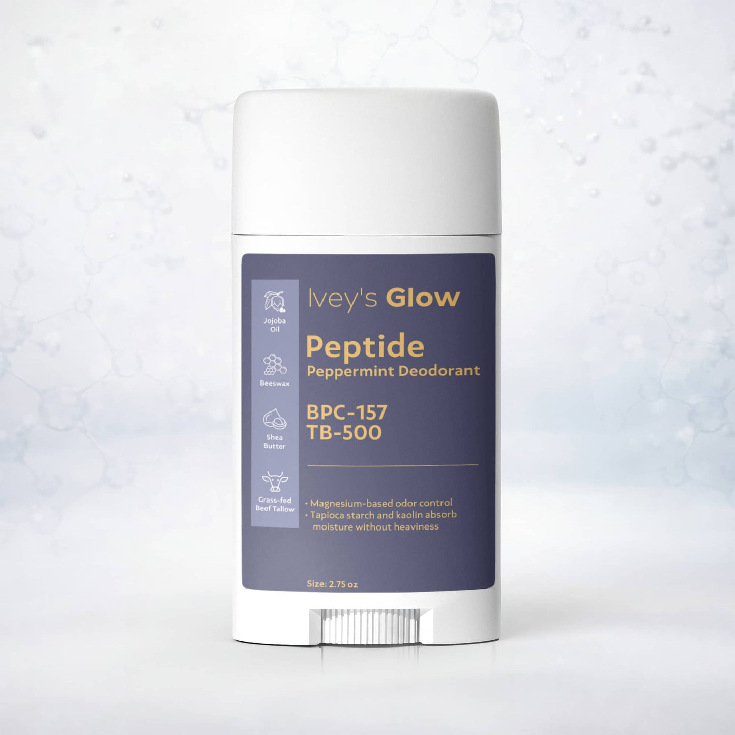 2 Pack Peptide Peppermint Deodorant